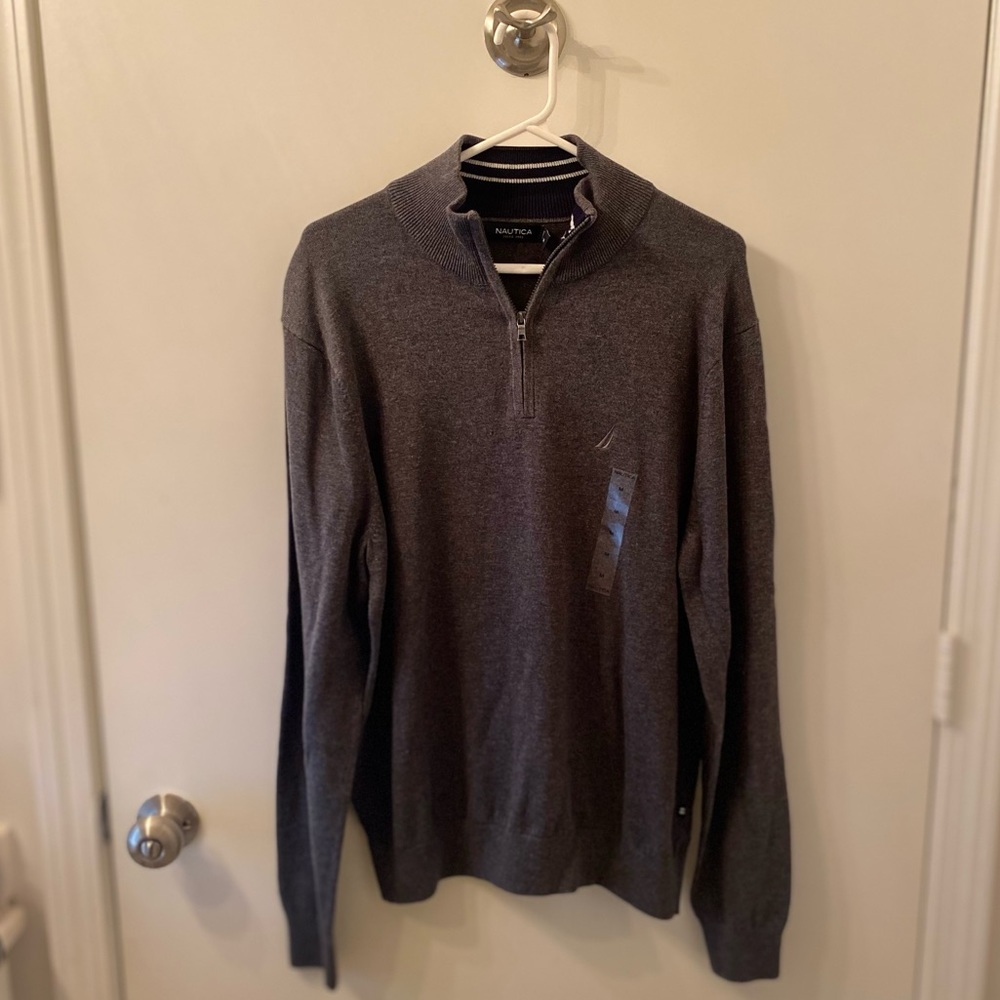 Men’s Nautica Quarter Zip Sweater